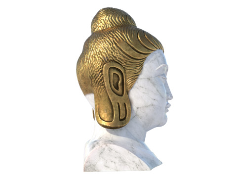 Budha Head bust 3D 모델