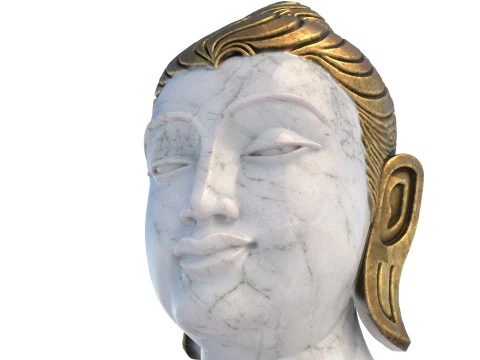 Budha Head bust 3D Model