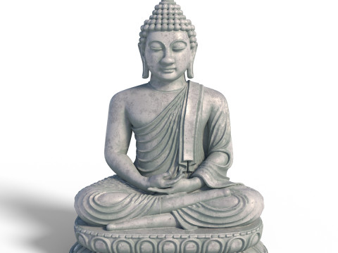 Budha statue 3D Model