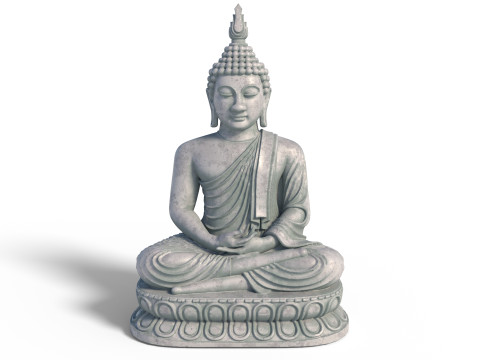 Budha statue 3D Model