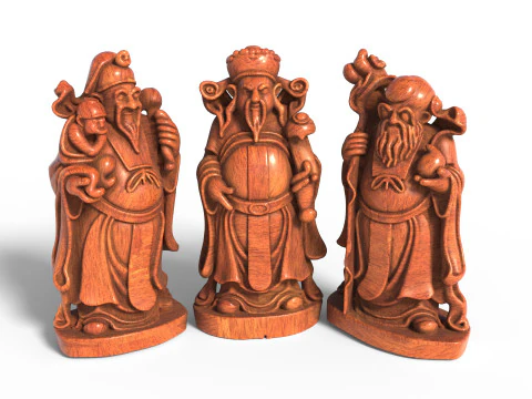 フー・ルー・ショウ 3Dモデル