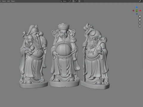 フー・ルー・ショウ 3Dモデル