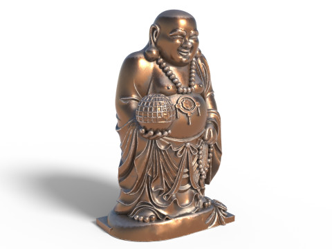 Laughing Budha scan 3Dモデル