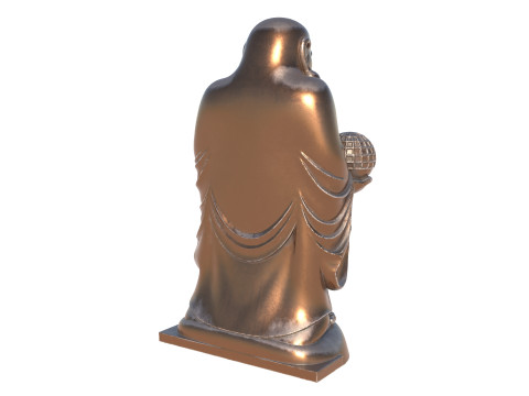 Laughing Budha scan 3Dモデル