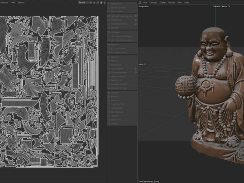 Laughing Budha scan 3Dモデル