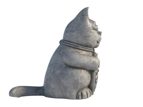 Lucky cat statue 3D Modell