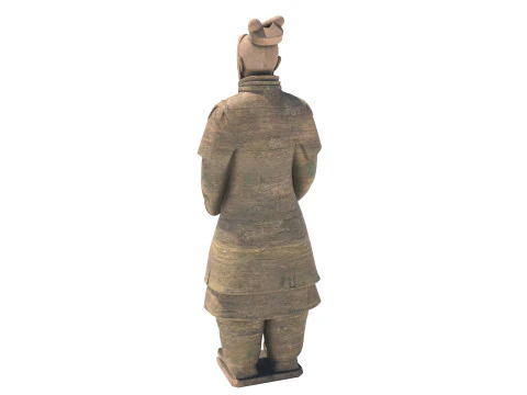 Terracotta warrior statue 3D Model