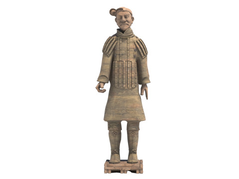 Terracotta warrior statue 2 3D Modell