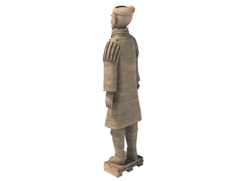 Terracotta warrior statue 2 3D Modell