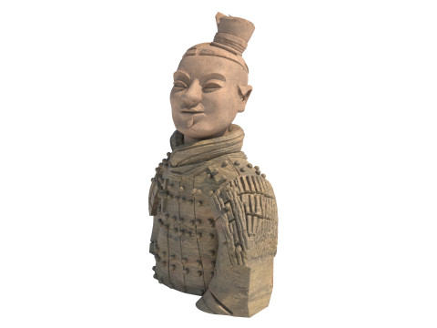 Warrior bust 3D Modell