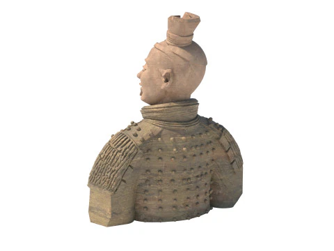 전사 흉상 3D 모델