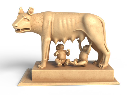 Capitoline statue Model 3D