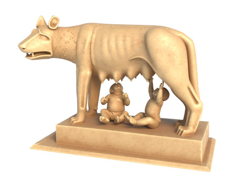 Capitoline statue Model 3D