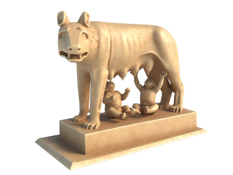 Capitoline statue Model 3D
