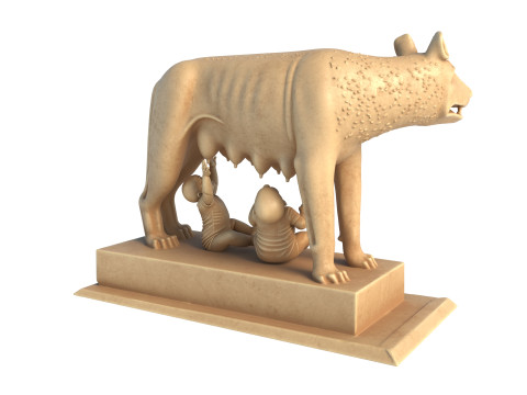 Capitoline statue Model 3D