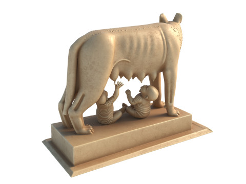 Capitoline statue Model 3D