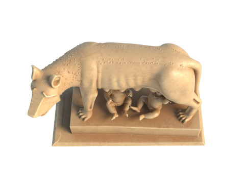 Capitoline statue Model 3D