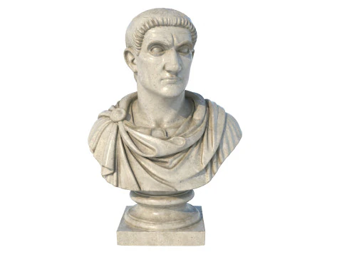 Constantine emperor bust 3D Model
