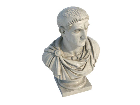 Constantine emperor bust 3D Model
