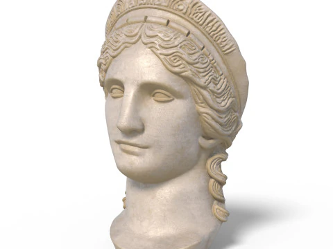 Juno Ludovici'nin b&uuml;st&uuml; 3D Model