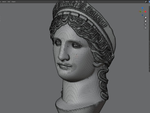 Juno Ludovici bust 3D Modell