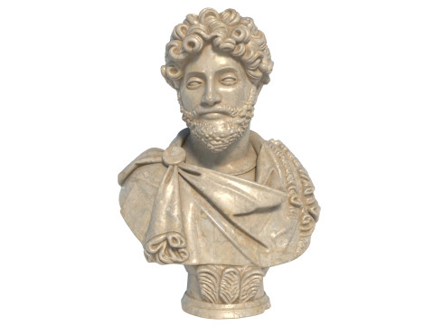 Marcus Aurelius bust Modelo 3D