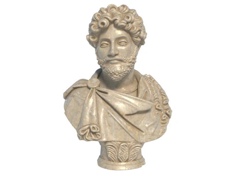 Marcus Aurelius bust 3D Model