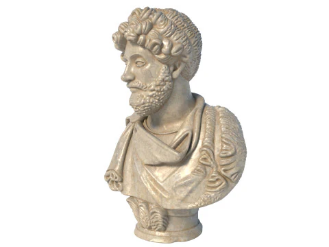 Marcus Aurelius bust 3D Model