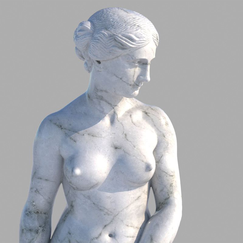 Venus bathing statue 3D Model .c4d .max .obj .3ds .fbx .stl .blend 