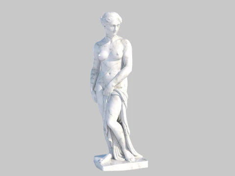 Ven&uuml;s yıkanan heykel 3D Model
