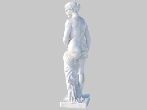 Venus bathing statue 3D Model