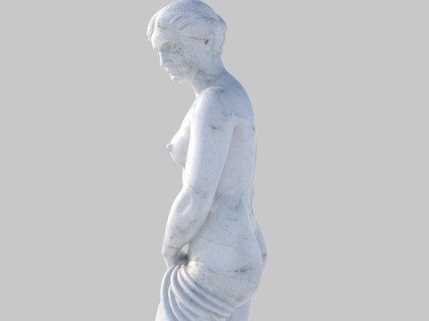 Venus bathing statue 3D Model
