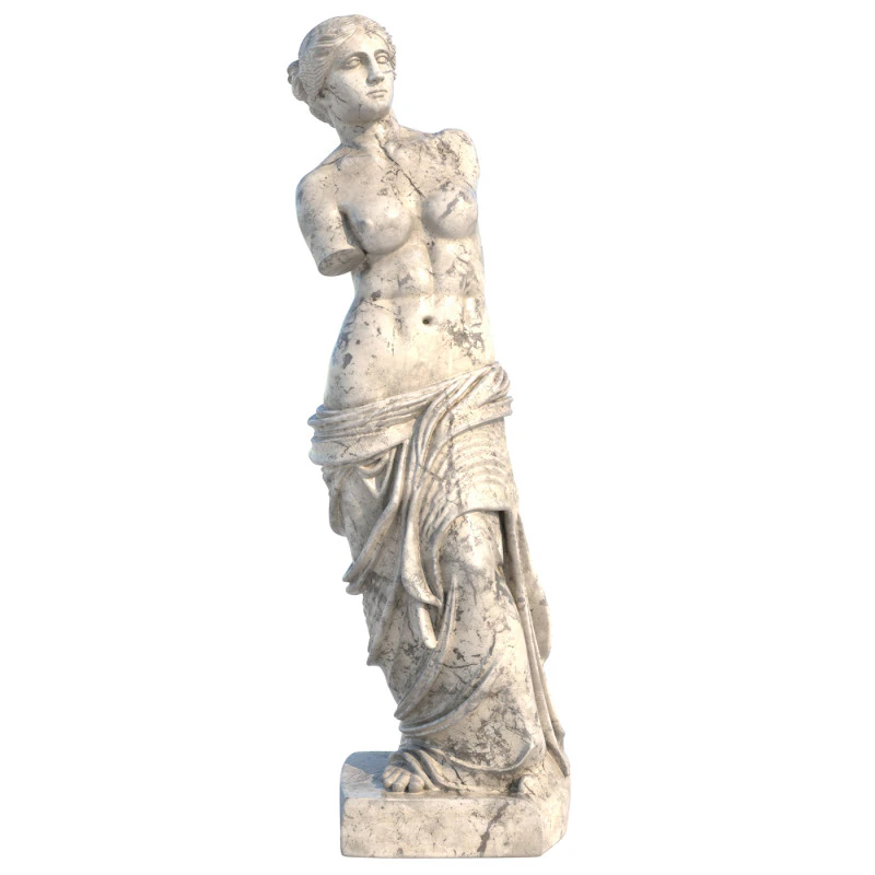Venus de Milo 3D Model .c4d .max .obj .3ds .fbx .stl .blend