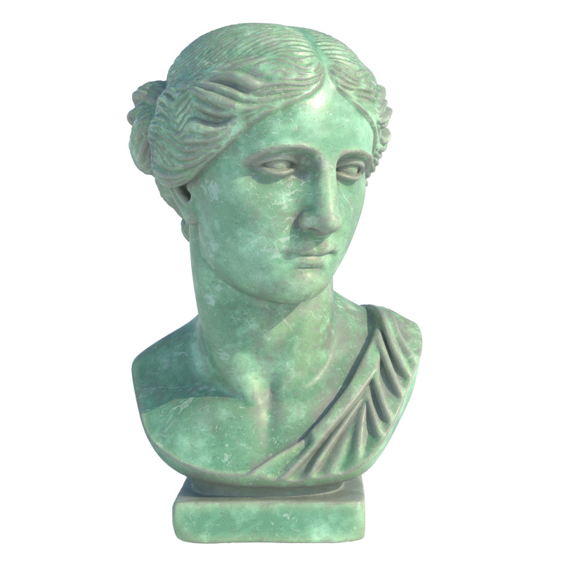Venus god head bust 3D Model .c4d .max .obj .3ds .fbx .stl .blend