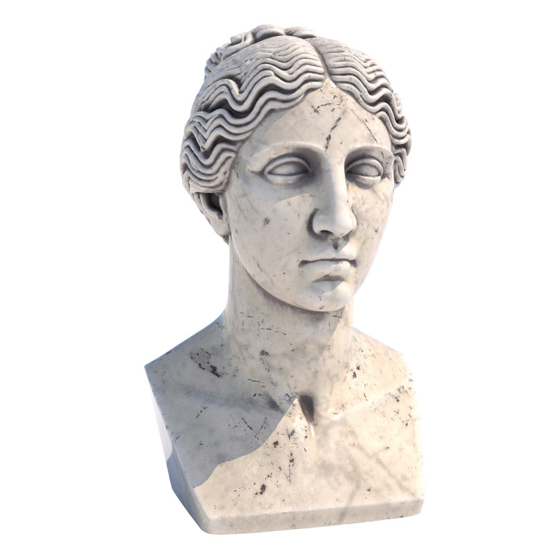 Venüs kafa büstü 3D Model .c4d .max .obj .3ds .fbx .stl .blend 