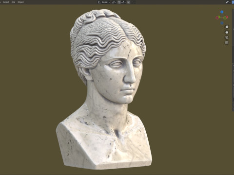 Venüs kafa büstü 3D Model