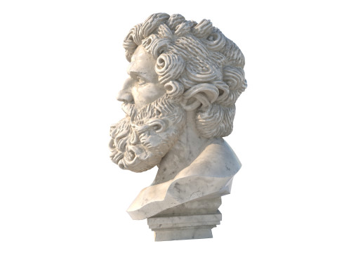 Zues head bust 3D Модель