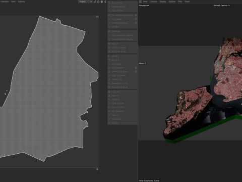 न्यूयॉर्क टेरेन शहर यूएसए 3D मॉडल