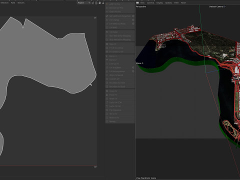 Perth Terrain city Australia Modelo 3D