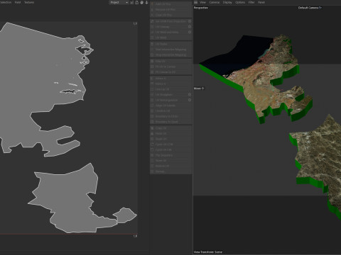 RAS AL Khaimah Terrain city UAE Modello 3D
