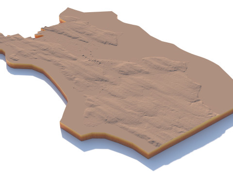 Seattle Washington Terrain city USA 3Dモデル