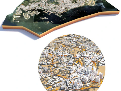 Kota Medan Penuh Singapura Model 3D