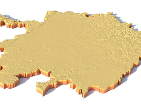 Sydney Terrain city Australia 3D Model
