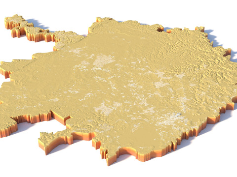Sydney Terrain city Australia 3D Модель