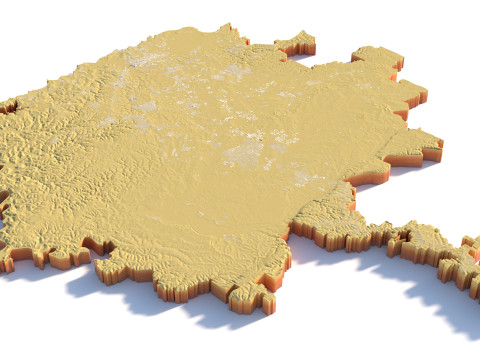Sydney Terrain city Australia 3D Модель