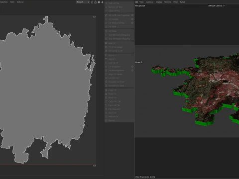 Sydney Terrain city Australia 3D Model