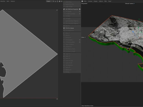 Washington Terrain city DC USA 3D Model