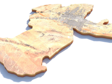 रियादभूभागीय शहर सऊदी अरब 3D मॉडल