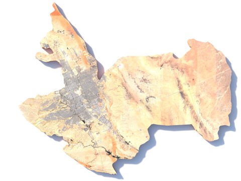 रियादभूभागीय शहर सऊदी अरब 3D मॉडल