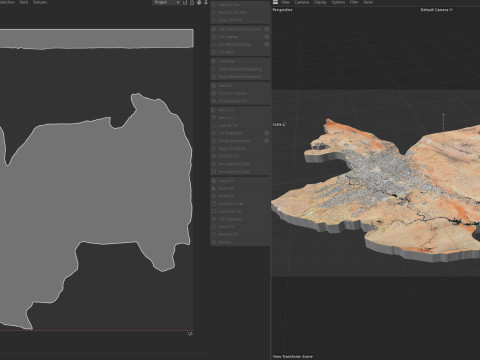रियादभूभागीय शहर सऊदी अरब 3D मॉडल